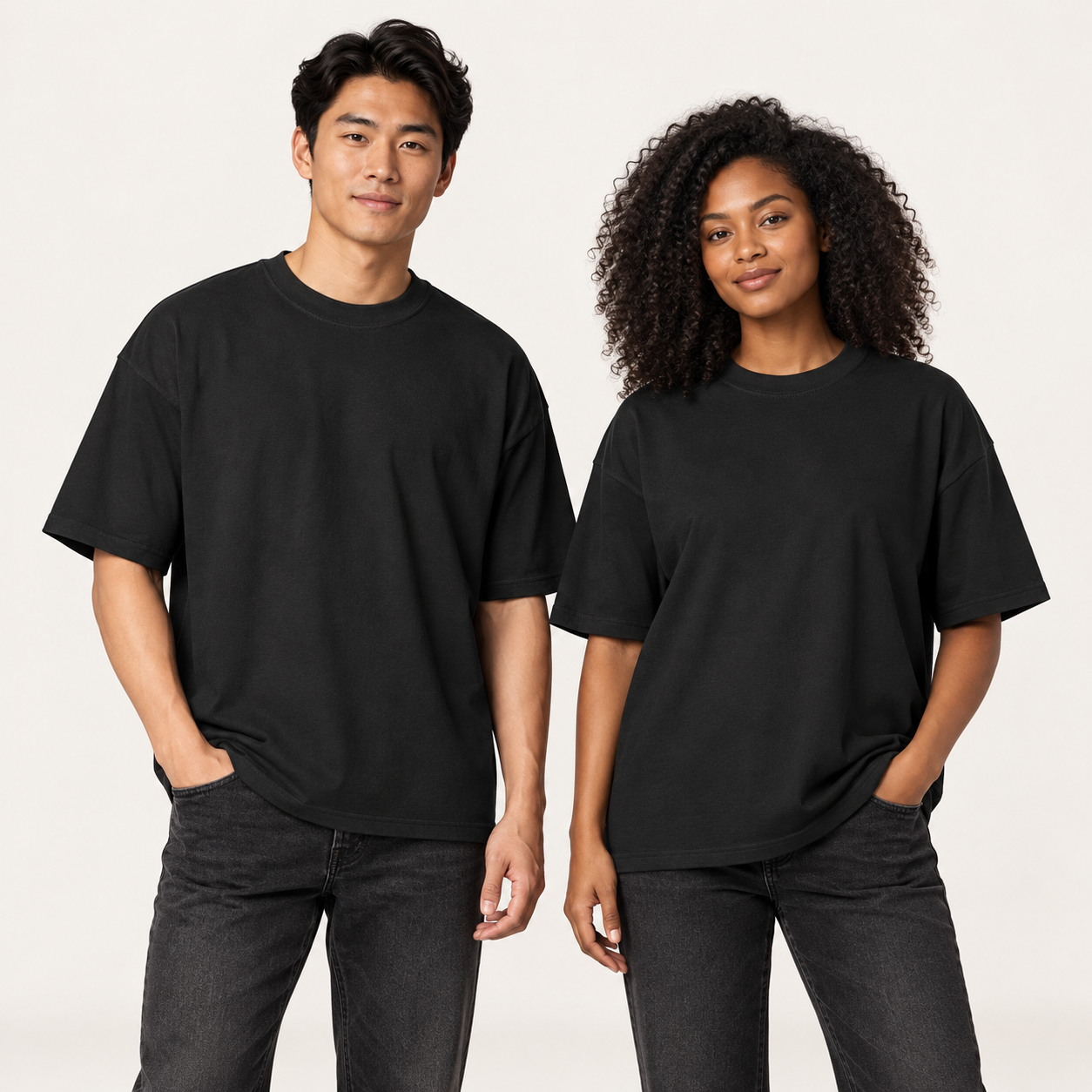Premium oversized T-shirt van Gildan