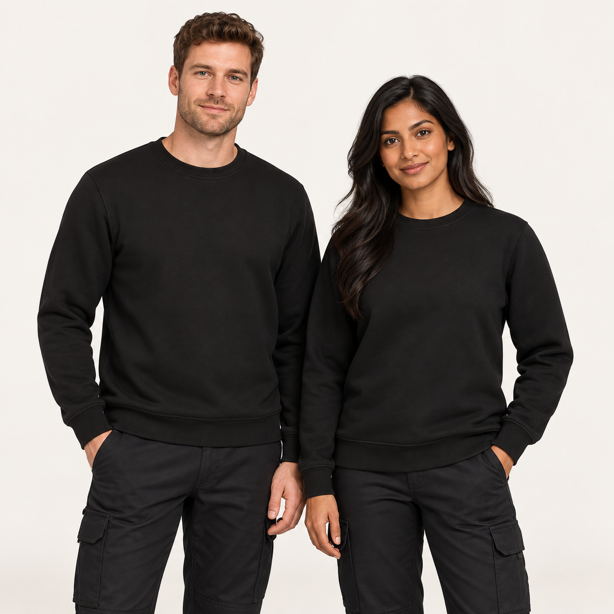 Workwear sweater van Lemon & Soda